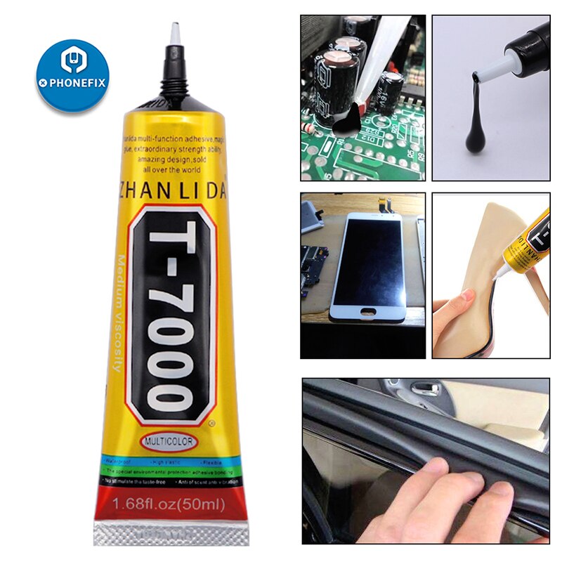 110ml T7000 Telefon Glas Anzeige Super Kleber Metall Kunststoff Klebstoff Textil Stoff Kleidung T7000 Telefon Bildschirm Reparatur Werkzeug