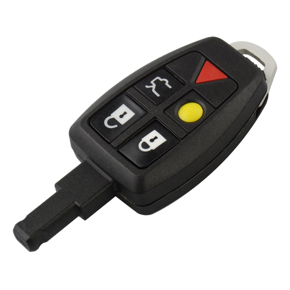 Automobile Locksmith 5 Knop Sleutel Shell Case Cover voor VOLVO XC70 V40 V70 XC60 smart keyless entry afstandsbediening sleutelhanger