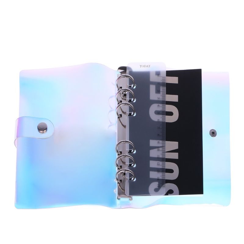 A5 A6 6 Holes Binder Folder File Cover For Journal Note Book Diary Notepad PVC J78A
