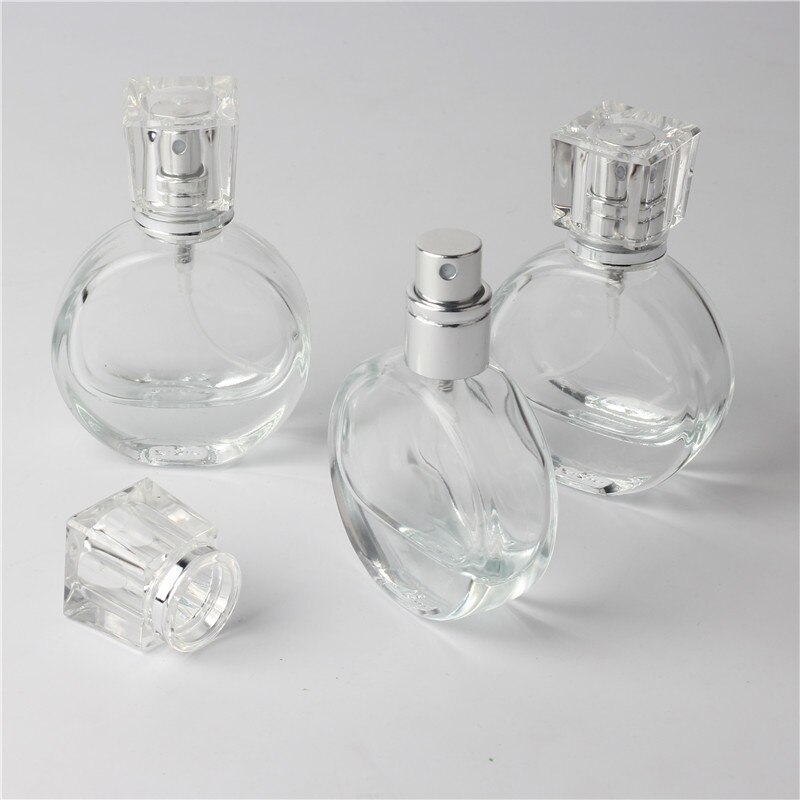 1 stks 20 ml Clear Glas Lege Parfumflesjes Verstuiver Spray Hervulbare Fles Spray Scent Case met Travel Size Draagbare trechter