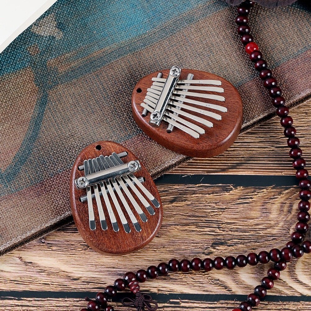 Portable 8 Key Mini Kalimba Finger Thumb Piano Marimba Musical Instrument Colorful Kalimba Music Instrument children