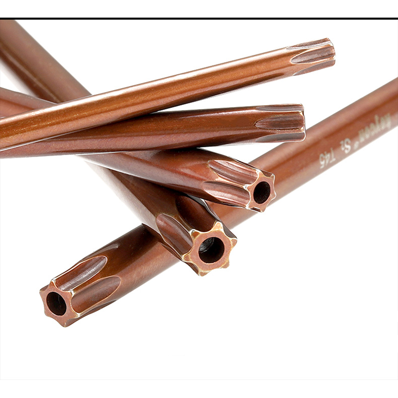 1Pc T-shaped Hex Wrench S2 Torx screwdriver T10 T15 T20 T25 T30 T40 T45 T50