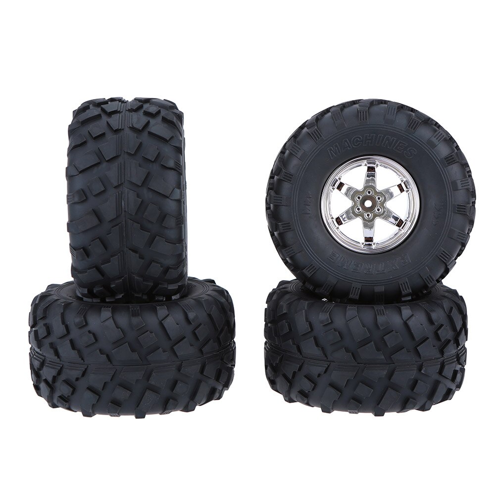 4 stks/set 1/10 Truck Tire Banden Wiel voor Traxxas HSP Tamiya HPI Kyosho RC Model Monster RC Auto