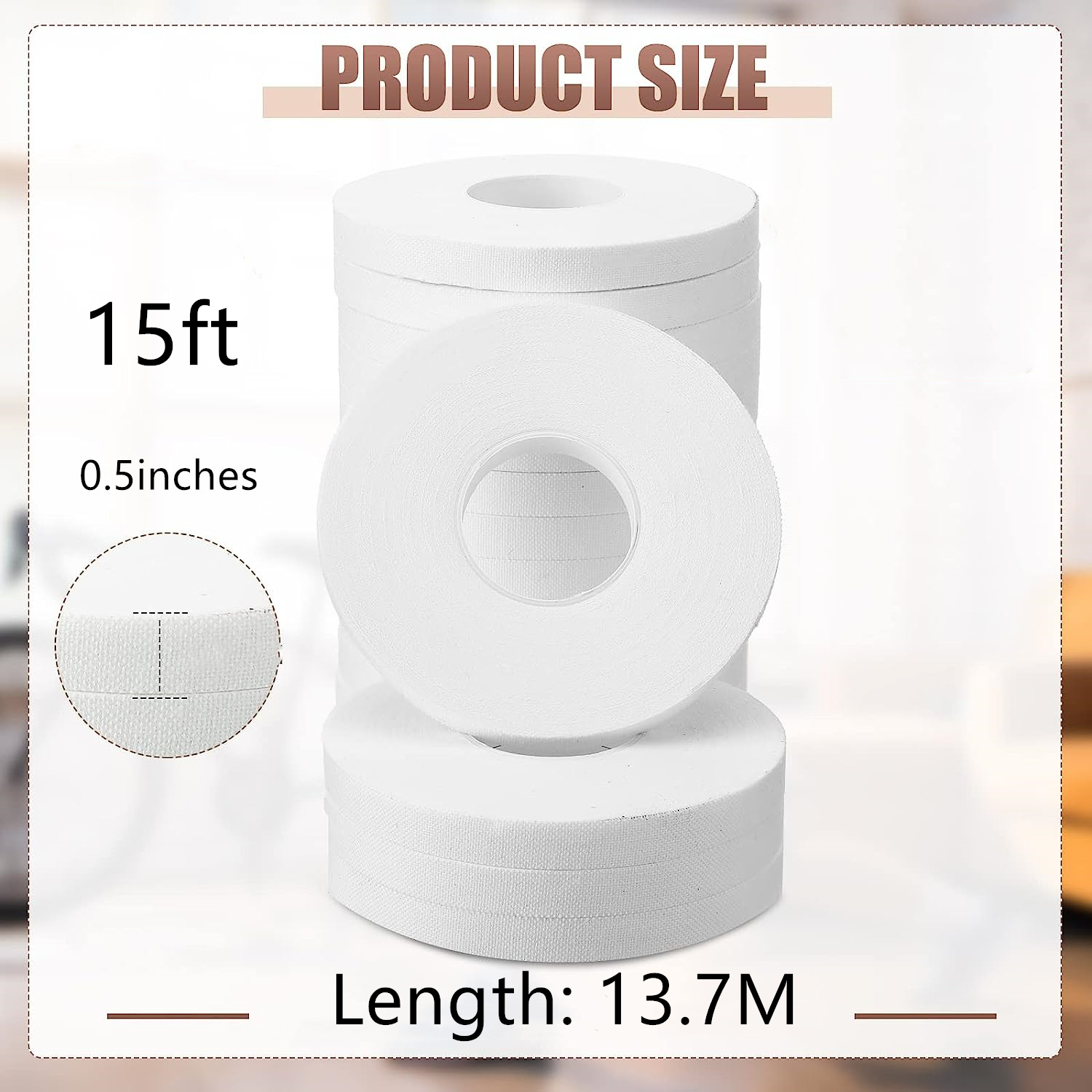 15 cm vit atletisk fingertejp 1/3/6 rullar vita extra starka mångsidiga tejper för jiu-jitsu utomhussporter klättring fotboll