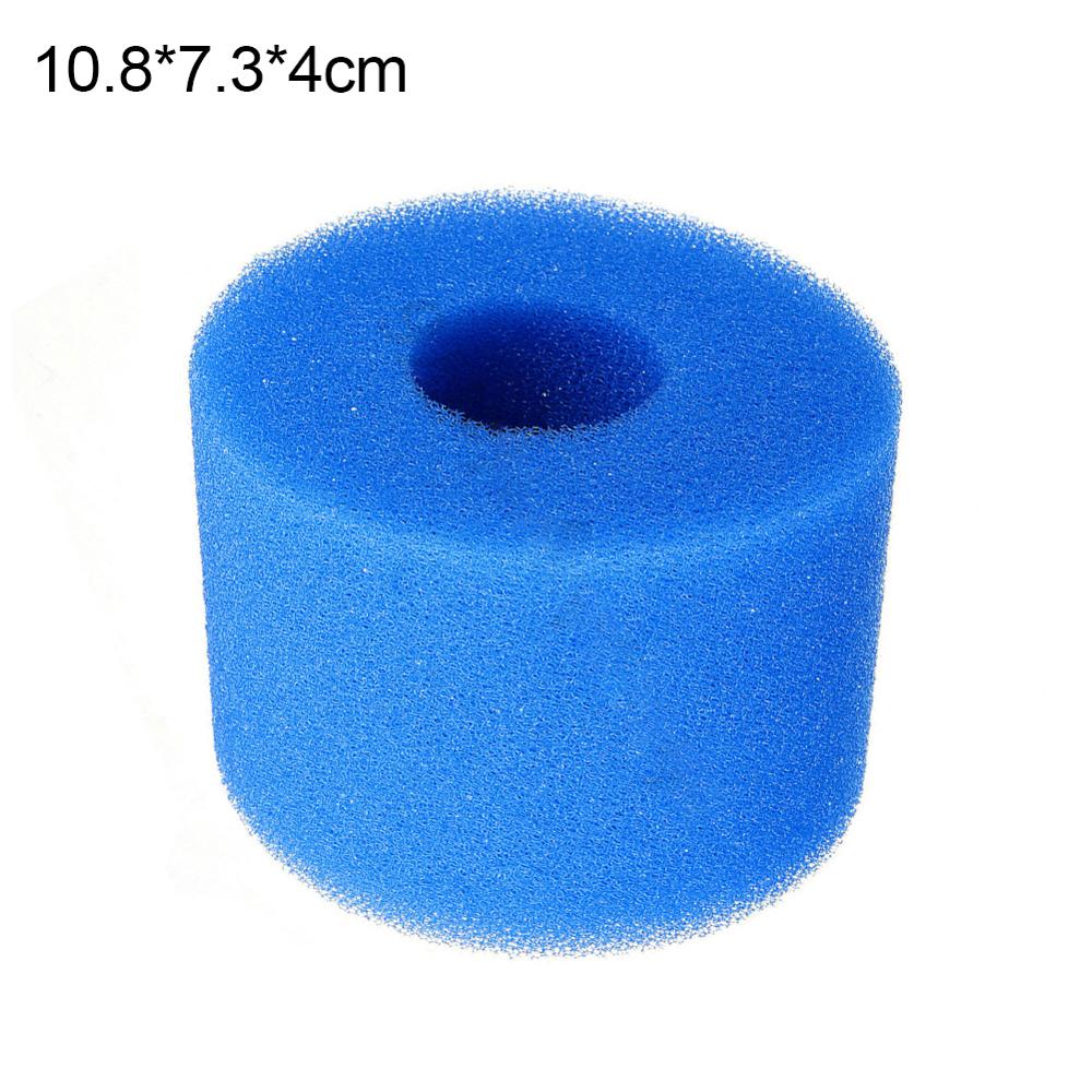 Lot De 2 Cartouches Filtre Piscine Type A - Mousse Haute Densité 20x10x4 Cm, Lavable Et Réutilisable