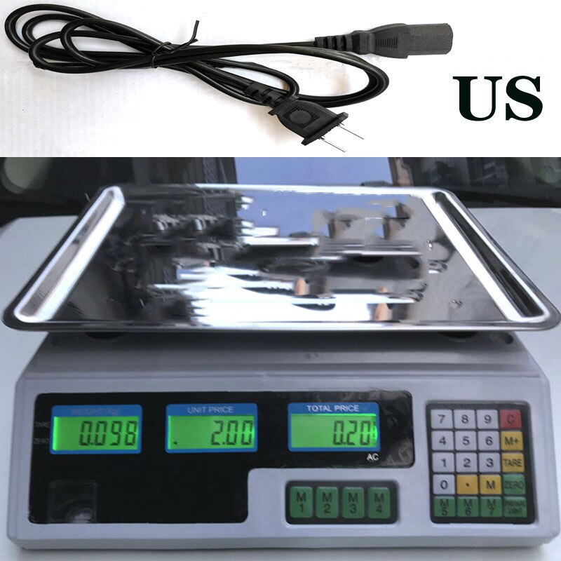 2G-40Kg/5G Draagbare Elektronische Weegschaal Post Voedsel Wegen Keukenweegschaal Led Elektronische Weegschaal Precisie meten: US