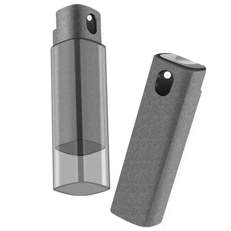 Mikrofaser-Bildschirmreiniger, Sprühflasche, Handy, Tablet, Laptop, Display, Bildschirmreinigung, Wischtuch, Drücken, Sprühflasche ohne Flüssigkeit