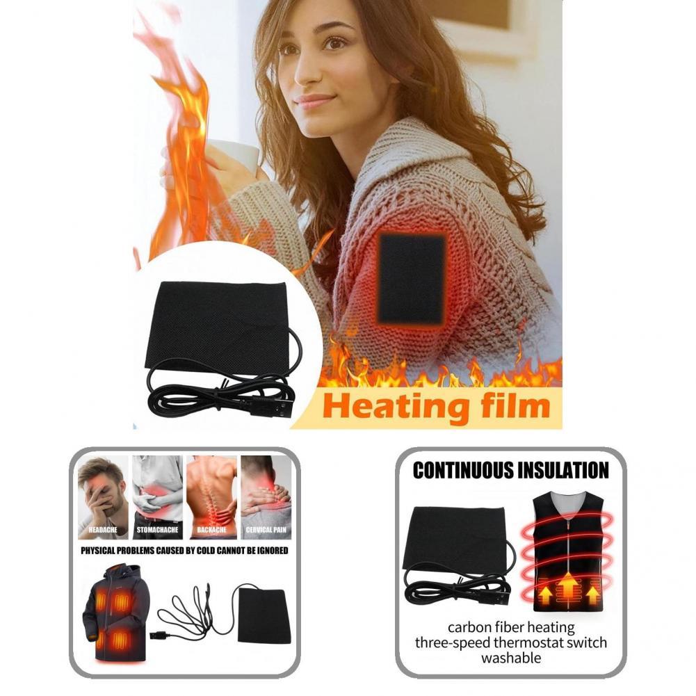 Durable Warmer Pad Compact Cloth Heat Pad Soft Keep Warmth Safety 5V Warming Heating Pad