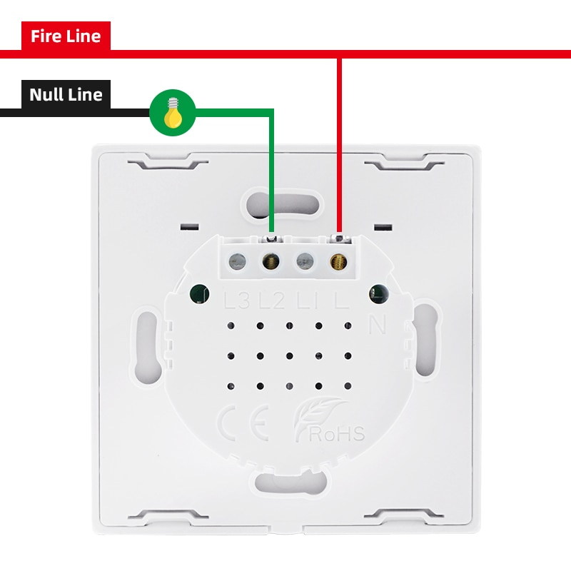 Atlectric Sensor Touch Switch Crystal Glass Panel Wall Light Switches EU Standard 1/2/3 gang 1Way Switch With LED Back Light