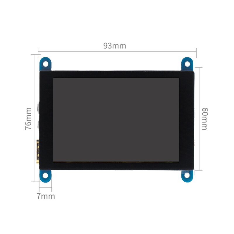 Raspberry Pi 3.5 inch Capacitive Touch Screen 480*320 HDMI Display LCD for Raspberry Pi 4 3 4B 3B 3 B+