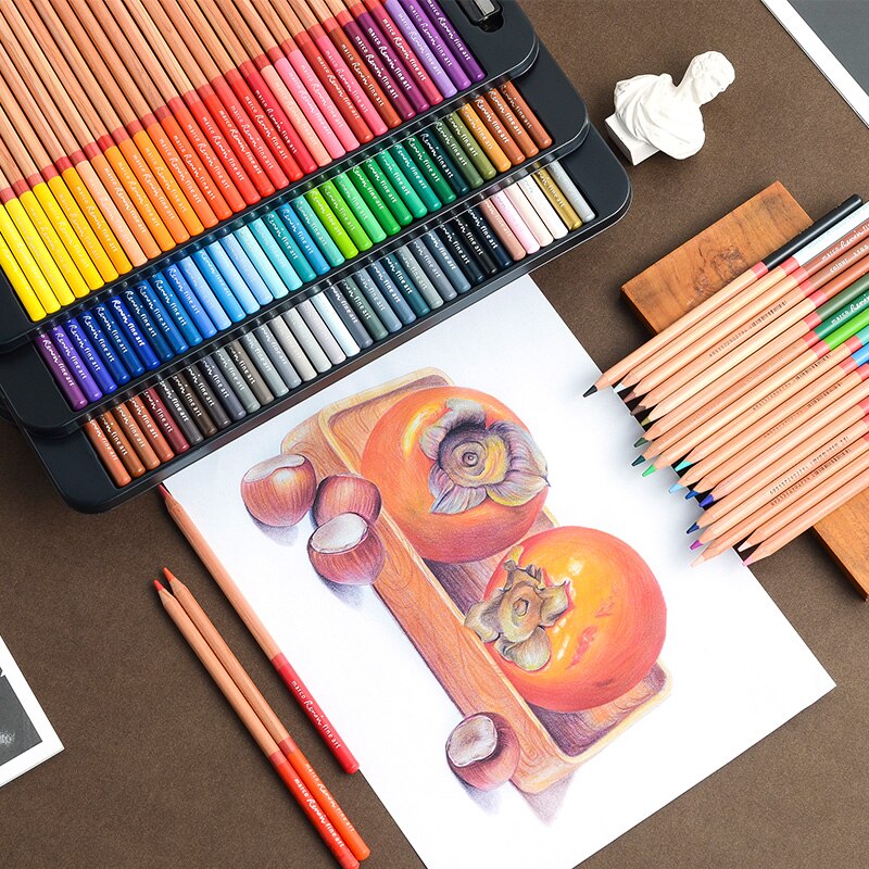 Marco Renoir 3100 3120 12/24/36/48/72/78/100/108/120 Tin Box Box Limited Edition Oil/Water-Soluble Colored Pencil Set