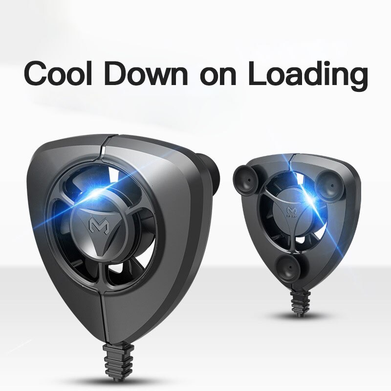 Mobile Phone Radiator Phone Cooling Fan Case Cold Wind Handle Fan for PUGB Phone Cooler Phone Cooling Fan Case