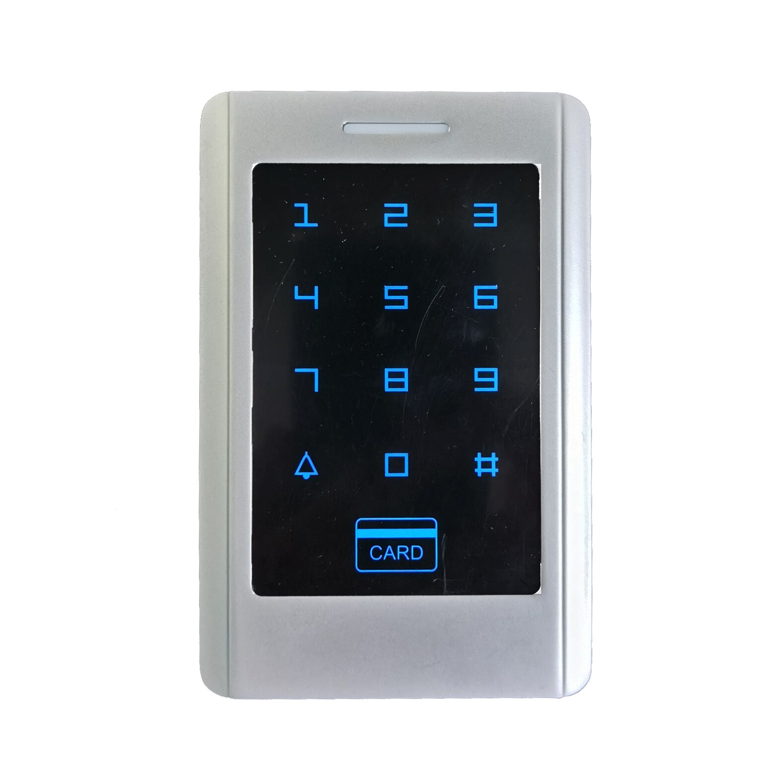125KHZ MHZ RFID Keypad Standalone Access Controller Metal Case IP66 Waterproof Touch Key for Door Lock Gate Opener