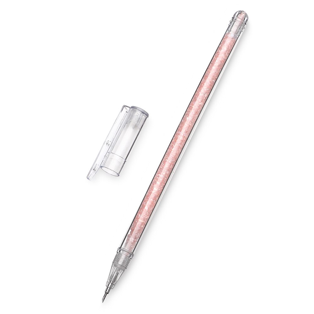 Kleurrijke Draagbare Graveren Pen School Papier Mes Diy Notebook Papier Carving Pen Mes Snijgereedschap Kantoor School Briefpapier: light pink