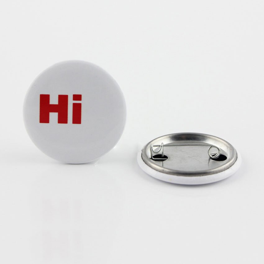 Matériel pour Badges 32mm, lot de 100 pièces de fournitures de boutons Pin Pinback DIY vêtements/sac à main décoration artisanat scolaire