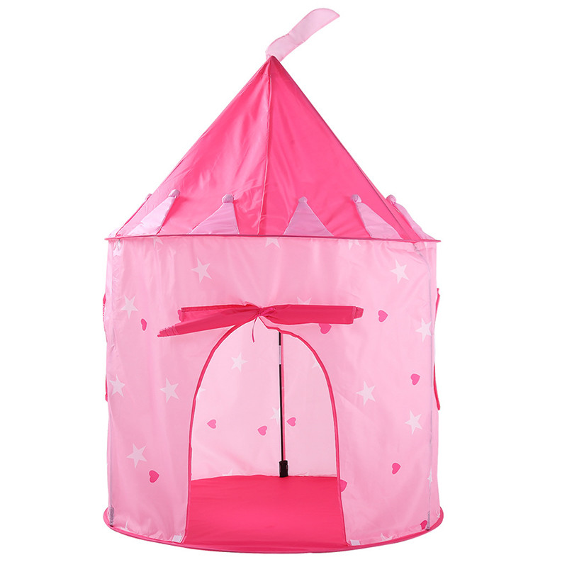 Play Tent Portable Foldable Ball Pool Pit Princess Castle Play House Indoor Outdoor Toys For Kids Children Girl: B