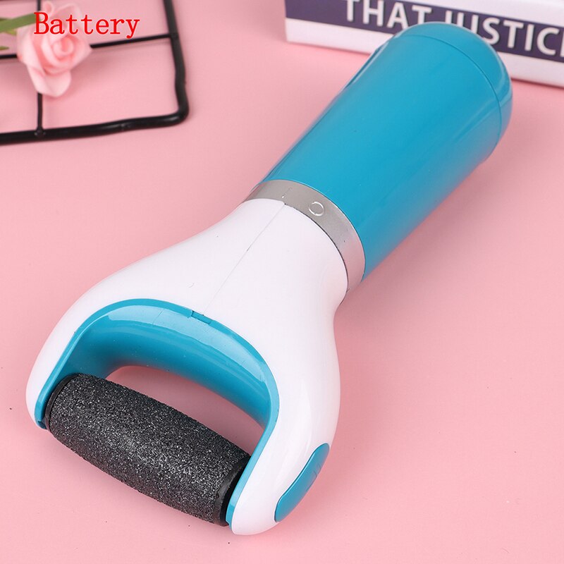 Electric Foot file Care Tool Feet Hard Dead Skin Removal Battery Power Foot USB Exfoliator Heel Callus Remover Pedicure Device: BL1