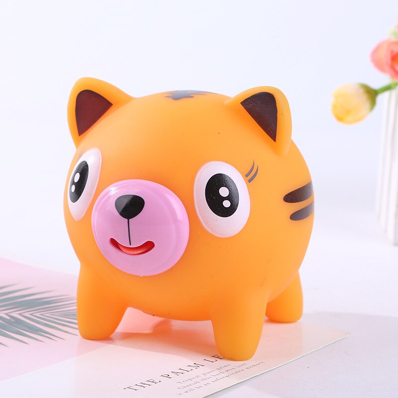 Squishy Toy Cute Animal Antistress Ball Squeeze Rising Toys Abreact Soft Sticky Stress Relief Screaming Talking Ball Tongue Out
