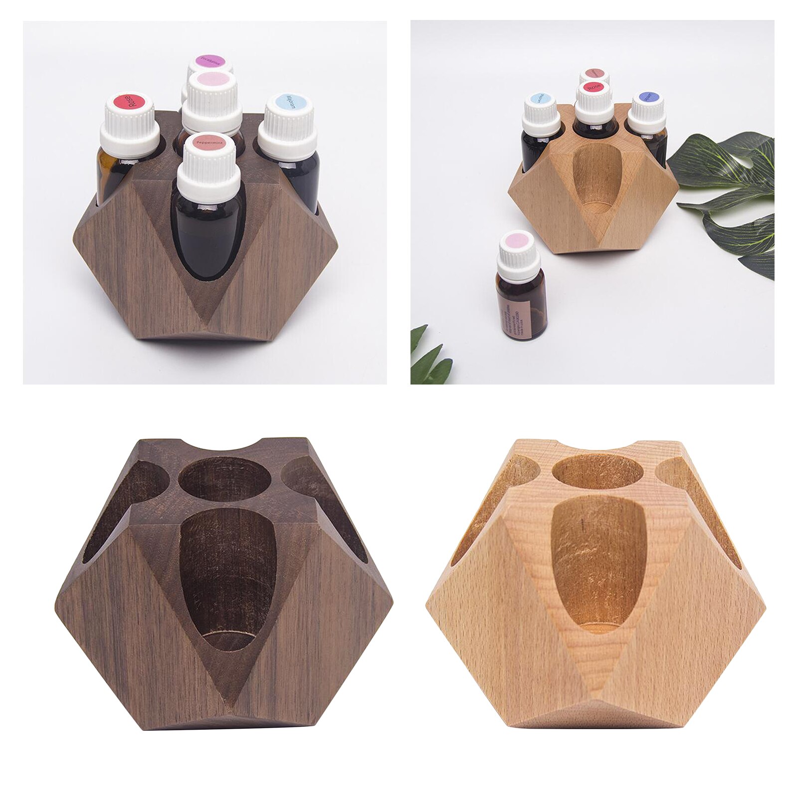 Polyhedron Display Essential Oil Rack Paint Bottle Stand Holder for Storage