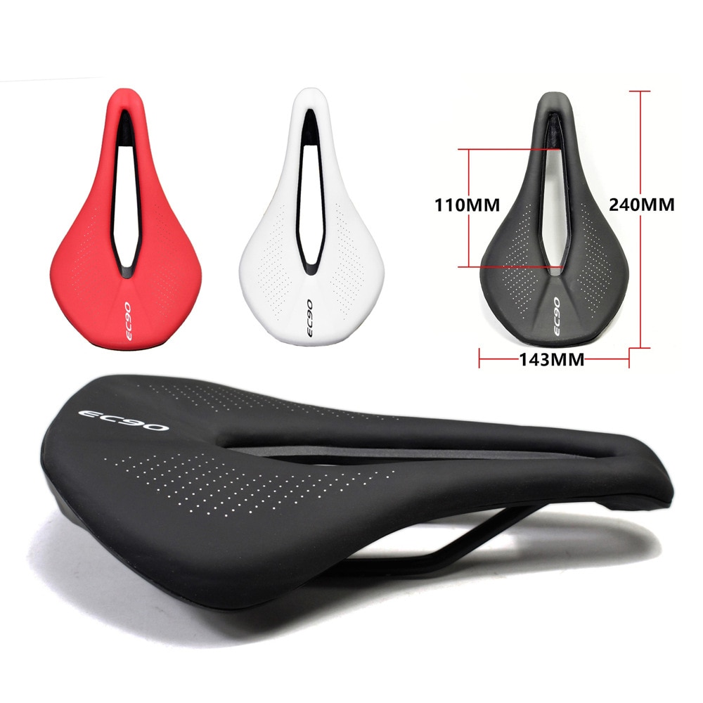 Bicycle Seat Saddle MTB Road Bike Seat Mountain Bike Training Racing Saddle Breathable Soft Comfortable Seat Cushion for Cycling