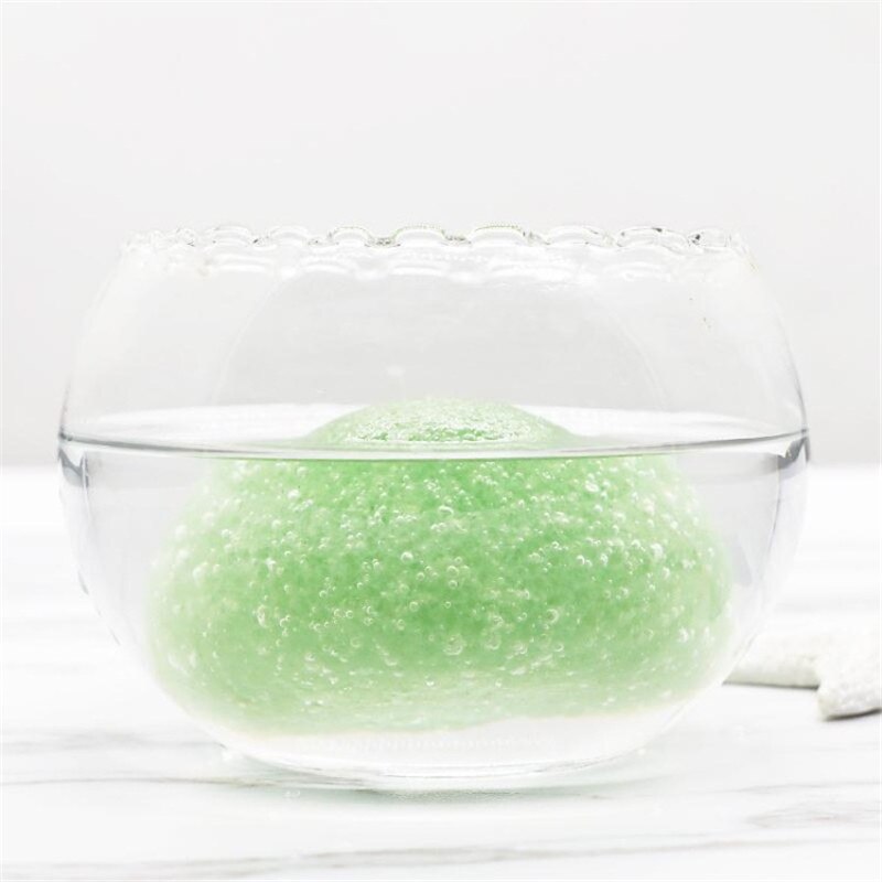 1Pcs Natuurlijke Konjac Cosmetische Puff Bamboe Houtskool Cleanser Spons Make Facial Cleaning Tool Smooth Beauty Essentiële Konnyaku