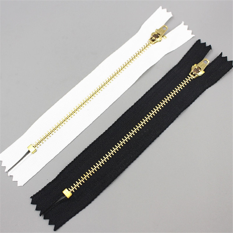 Rits accessoires jeans metaal koperen tanden mannen en vrouwen broek sluiting tas wit nr. . 3 anti-gesp rits accessoires