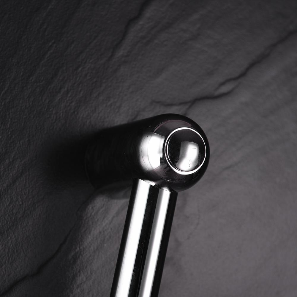 Plastic Chrome Shower Sliding Bar Adjustable Sliding Bar With Soap Dish For Bathroom Washroom