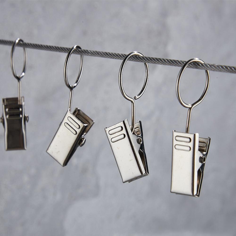 Aangepast Gordijn Draad Staaf Set Muur Raam Decor Staal Multifunctionele Touw Kabel Spanner Decoratieve Accessoires &amp; Clip