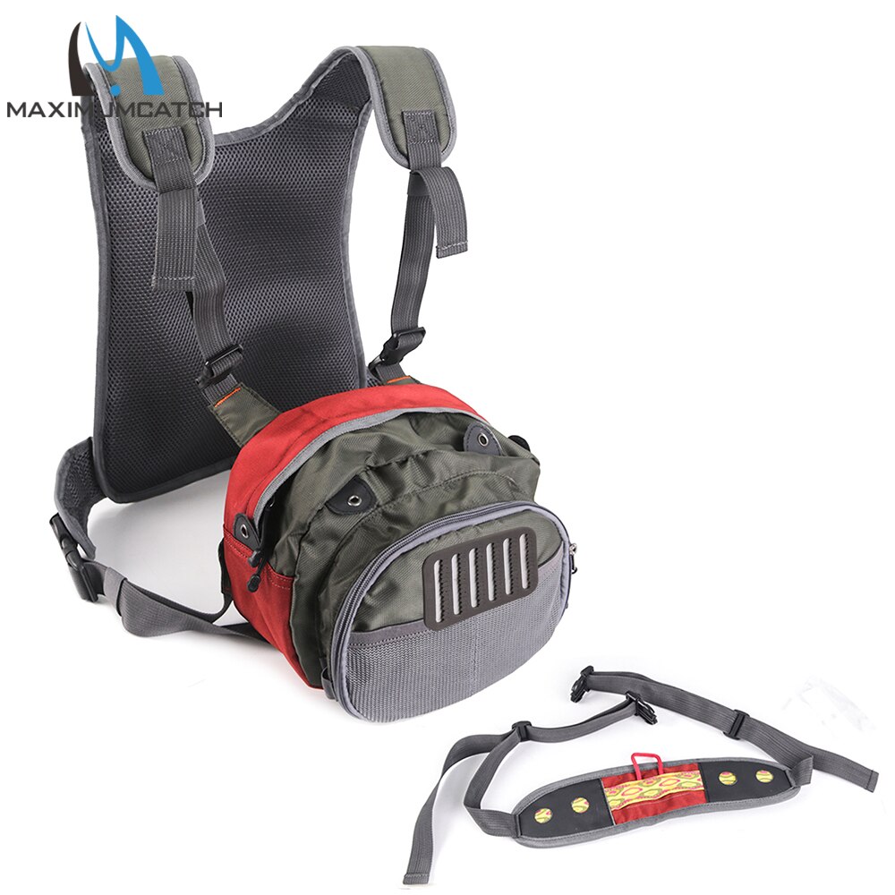 Maximumcatch KAH Light Weight Adjustable Fly Fishing Chest Pack Outdoor Multifunction Fishing Bag