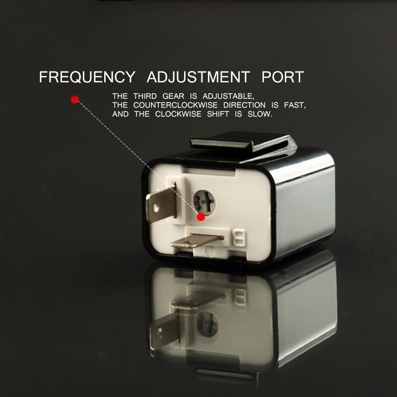 12V 2 Pin Led Flasher Frequentie Relais Richtingaanwijzer Motorrijwiel Fix Motorfiets Flasher Multifunctionele Safe