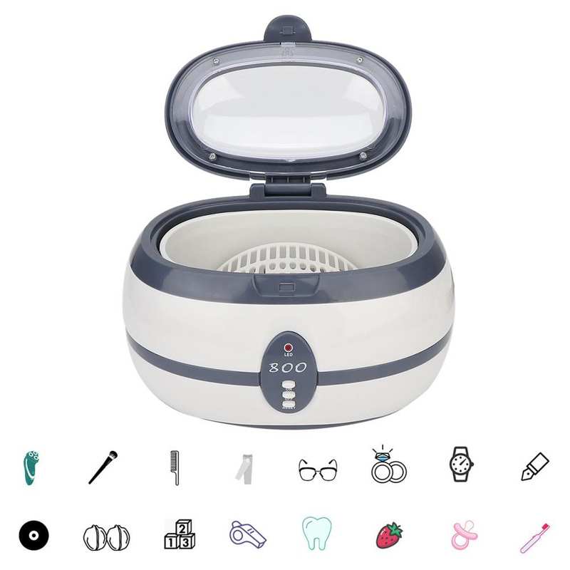 Ultrasonic Cleaner Jewelry Watch Parts Shaver Cleaning Machine Intelligent Control Cleaning Bath