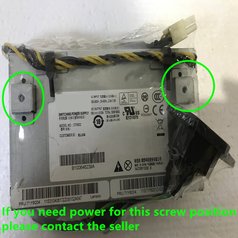 bloc d'alimentation pour Lenovo Dell Vostro 320 Studio 1909 Inspiron One 19 130W alimentation CPB09-007A HP-D1301E001LF OT9002 ADP-130BF B