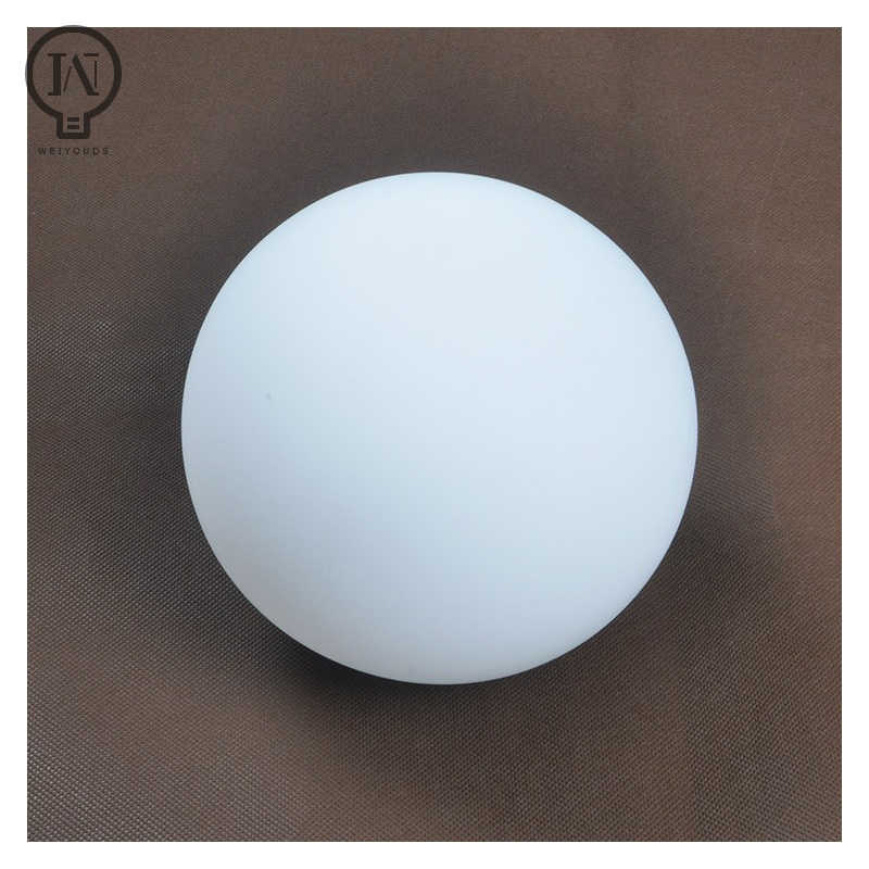 Weißer Lampenschirm aus Glas, milchig Globus Lampenschirme passende Lampe, D10cm D12cm D15cm D20cm D25cm runde Lichtabdeckung, Pantalla Lampara