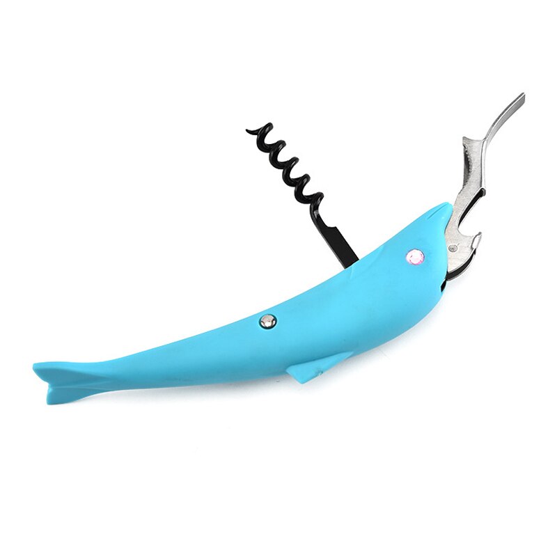 BalleenShiny Delphinus Beer Openers Can Tin Openers Practical Red Wine Corkscrews Multi-function Kitchen Bar Gadgets