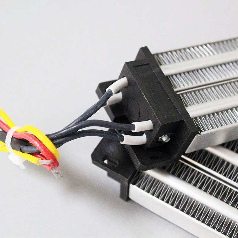 Calentador de aire eléctrico de temperatura constante, elemento calefactor de cerámica aislante de 12V, 24V, 110V, 220V, PTC, 120mm x 50mm, 200W, 300W, 1 unidad