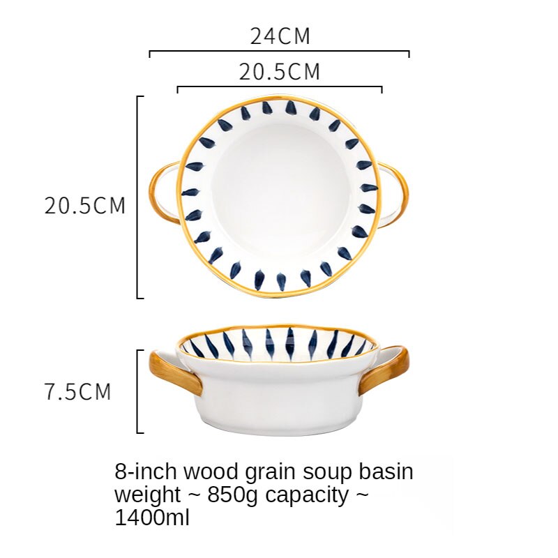 Suppe Schalen mit Griffe Keramik Portion einstellen für küche Weiß Französisch Zwiebel Suppe Töpfe Ofen Mikrowelle Spülmaschine Sicher