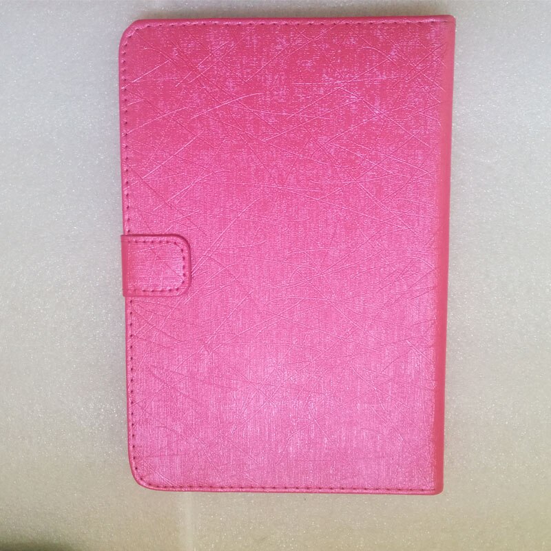 Universal case Cover for tolino epos 7.8 inch ebook reader Magnetic PU Leather Stand Case: rose red