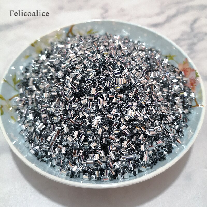 10g/Bag Slime Additives Supplies Bingsu Beads Accessories DIY Sprinkles Decorfor Fluffy Clear Crunchy Slime Clay: silvery 10g