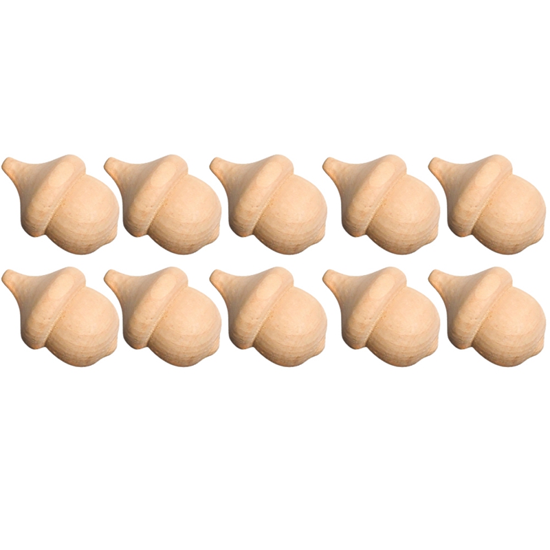 Frühpädagogisches spielzeug aus holz, weiße, leere lehrmittel, hölzerner pilzkopf, kindergarten, holzembryo, diy-holzpuppen: Blau