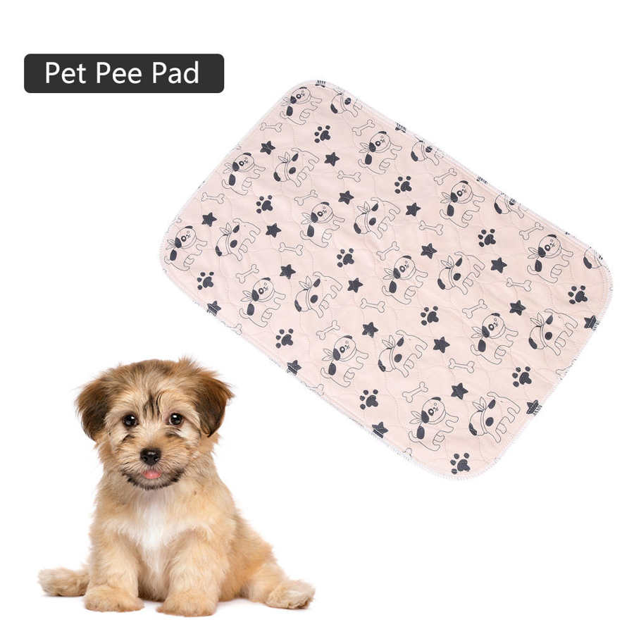 3 størrelser genanvendelig vandtæt hvalp hund kat tisse sengepude tæppe urin kæledyrs træningsmåtte
