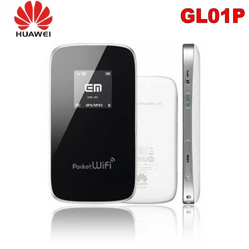 100% Original Unlock LTE HUAWEI GL01P 4G Wireless Router And Mobile WiFi Hotspot like E589