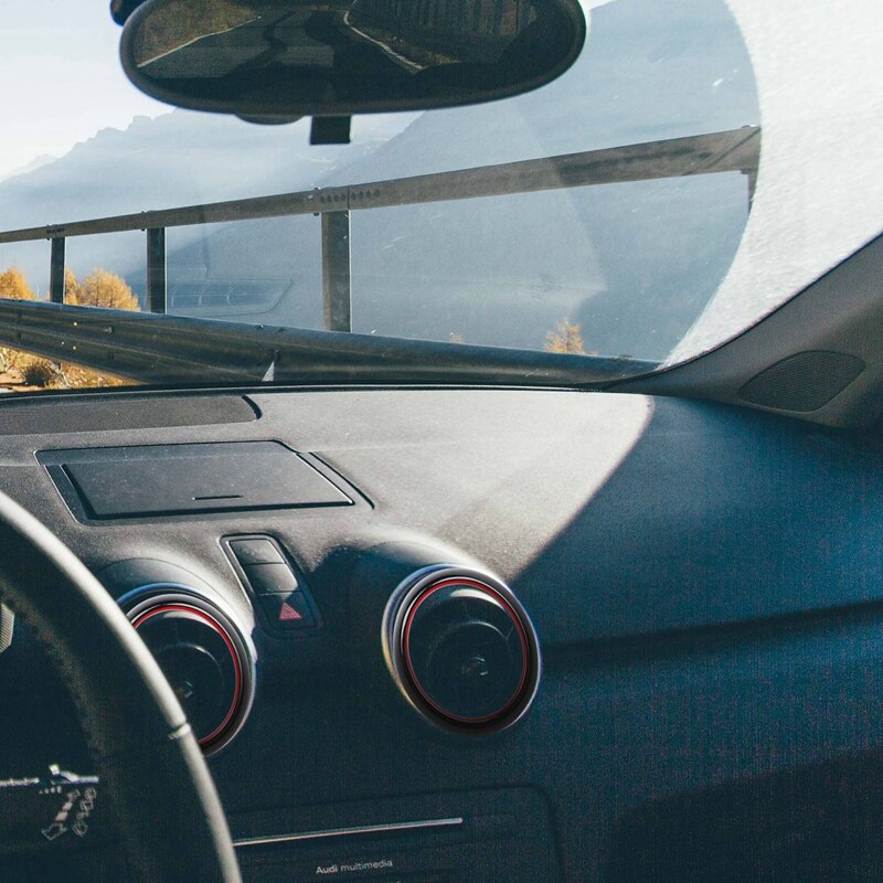 Dashboard luftudluftning dekoration trim cover klistermærker bil styling til mercedes benz ab cla gla klasse  w176 w246 w117 x156