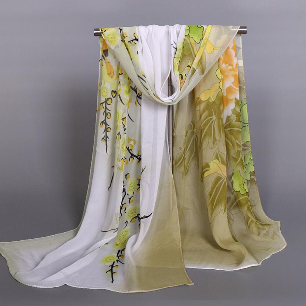 1PC Vrouwen Lady Chiffon Sjaal Muzieknoot Chiffon Soft Neck Shawl Sjaals Uitlaat Sjaals