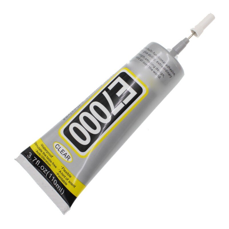 110mL E7000 pegamento de alta intensidad claro DIY manualidades joyería zapatos vidrio pantalla adhesiva hogar herramientas: 110ml
