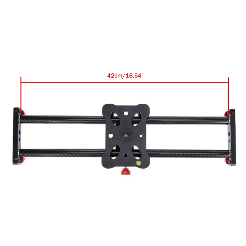 42cm DSLR Kamera Slider Track Video Stabilisator Carbon Faser Schiene System Hohe Präzision Glatte Folie für Foto Studio