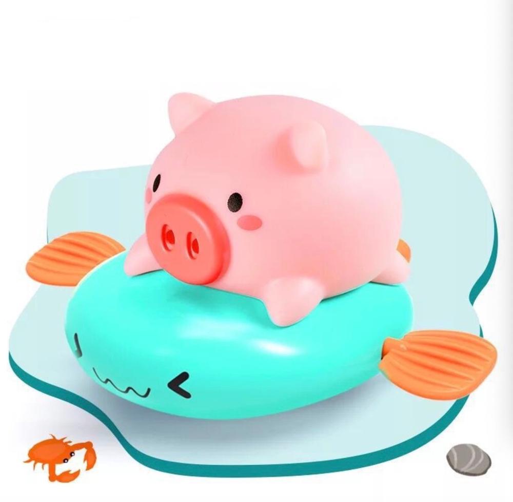 Bad Speelgoed Zwembad Leuke Dieren Varken En Walvis Verschillende Kleur Clockwork Speelgoed Voor Baby 'S En Peuters: Cian