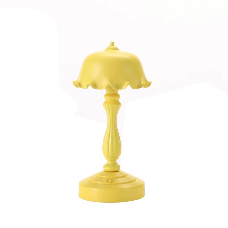1PC Mini Night Light For Dormitory Nostalgic Retro Style Rechargeable Table Lamp Bedroom Bedside LED Eye Lamp: 07