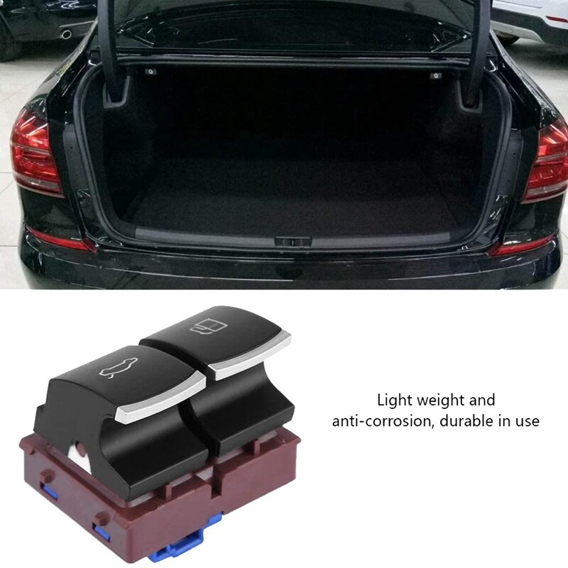 Chromen schakelaar voor het ontgrendelen van de brandstoftank in de kofferbak voor passat  b6, jetta  mk6, eos  cc 35 , d, 2, 959903 3 , 0959903b