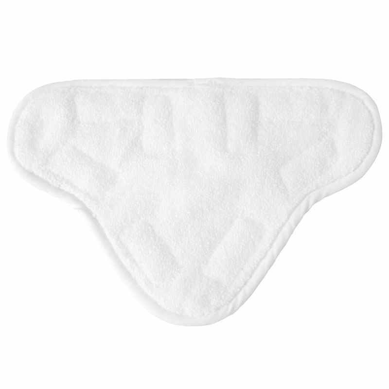 Käytännöllinen uudelleenkäytettävä pestävä kolmikulmainen höyrymoppi mikrokuituliinatyynynpäällinen  h2o moppi  x5 kodin tarvikkeet 3 kpl/erä