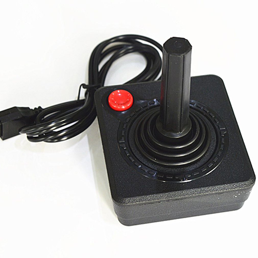 Upgraded 1.5M Gaming Joystick Controller For Atari 2600 game rocker With 4-way Lever And Single Action Button Retro Gamepad